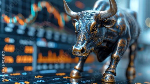 Charging Bull - Symbol of Financial Optimism