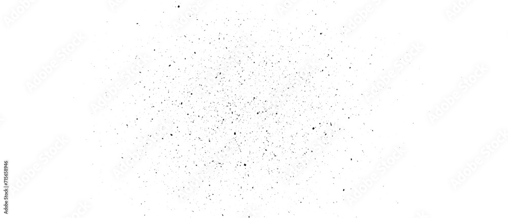Obraz premium Vintage weathered black texture. Dark grunge pattern overlay on transparent background. Screen background example.