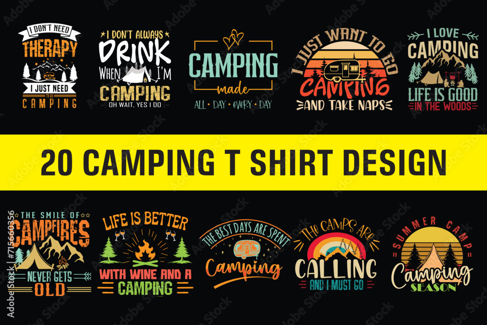 Camping bundle, Camping SVG bundle, Camping sublimation png, Free-ish, Camping  tshirt design bundle, Cut Files for Cricut, Silhouette, Camping tshirt design, Vacation tshirt design bundle 