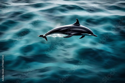 Graceful Symphony: Dolphins Dance with the Waves in Spectacular Leaps" "Dolphins' Aerial Ballet: Mesmerizing Jumps Illuminate the Ocean's Beauty" © Riffi artist