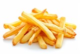 French fries isolated on a white background
