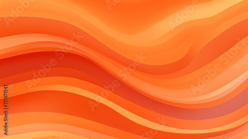 a colored orange background with waves of color, thick paste, rounded, light red