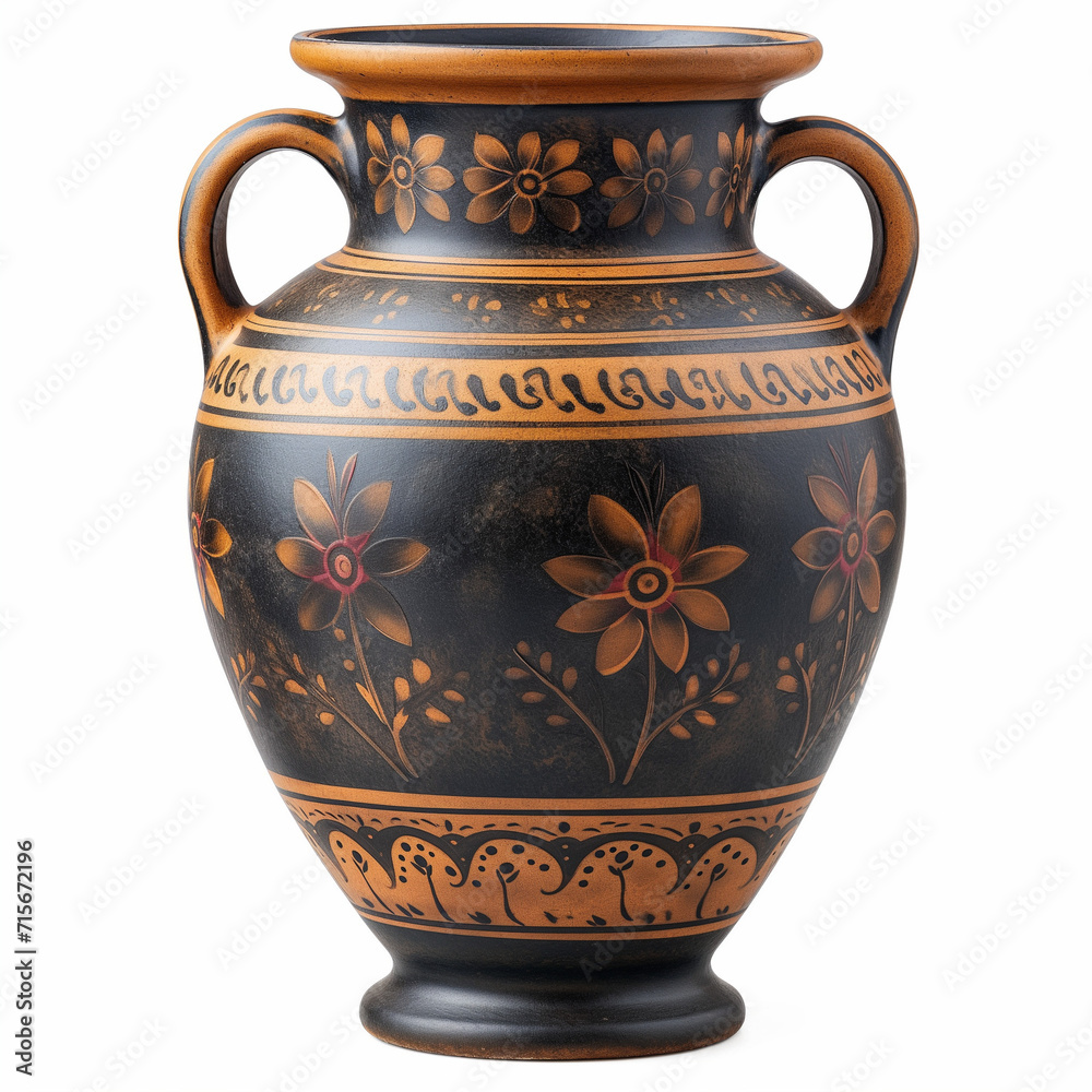 greek vase isolated