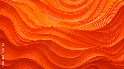 a colored orange background with waves of color, thick paste, rounded, light red