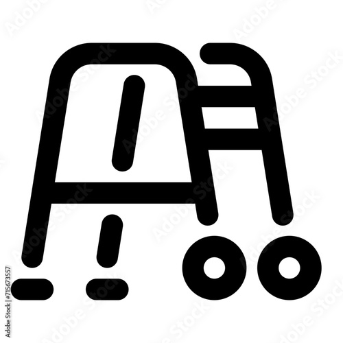 Crutches Walker Icon