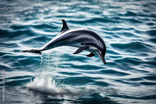 "Dolphin Ballet: Contributing to the Graceful Choreography as They Leap in the Waters. Dive into the Harmony of Their Majestic Jumps!