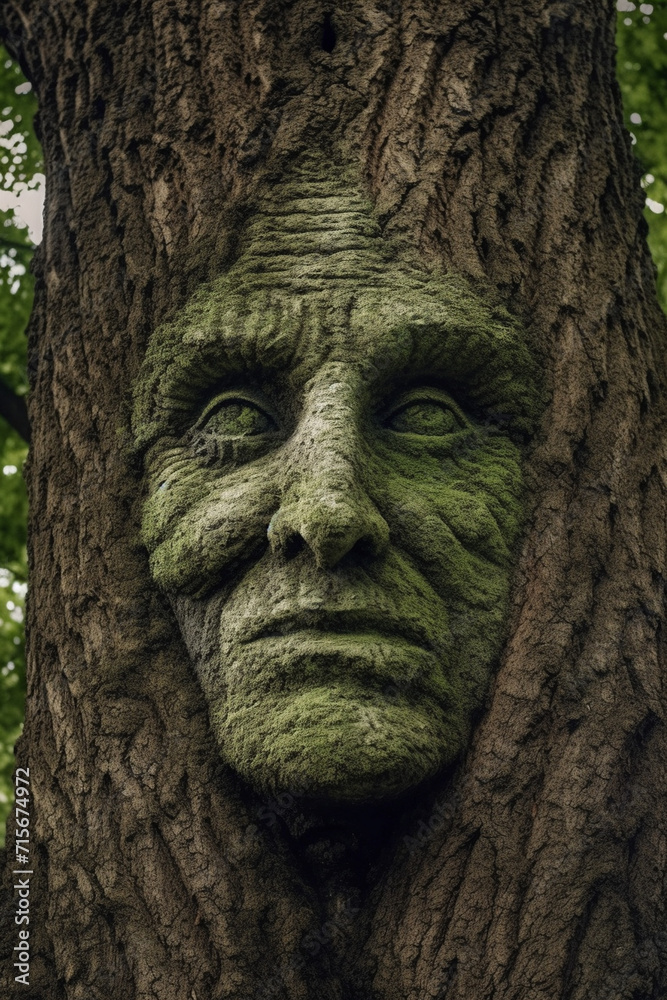 Tree with a Human Face Tree with a Human Face
