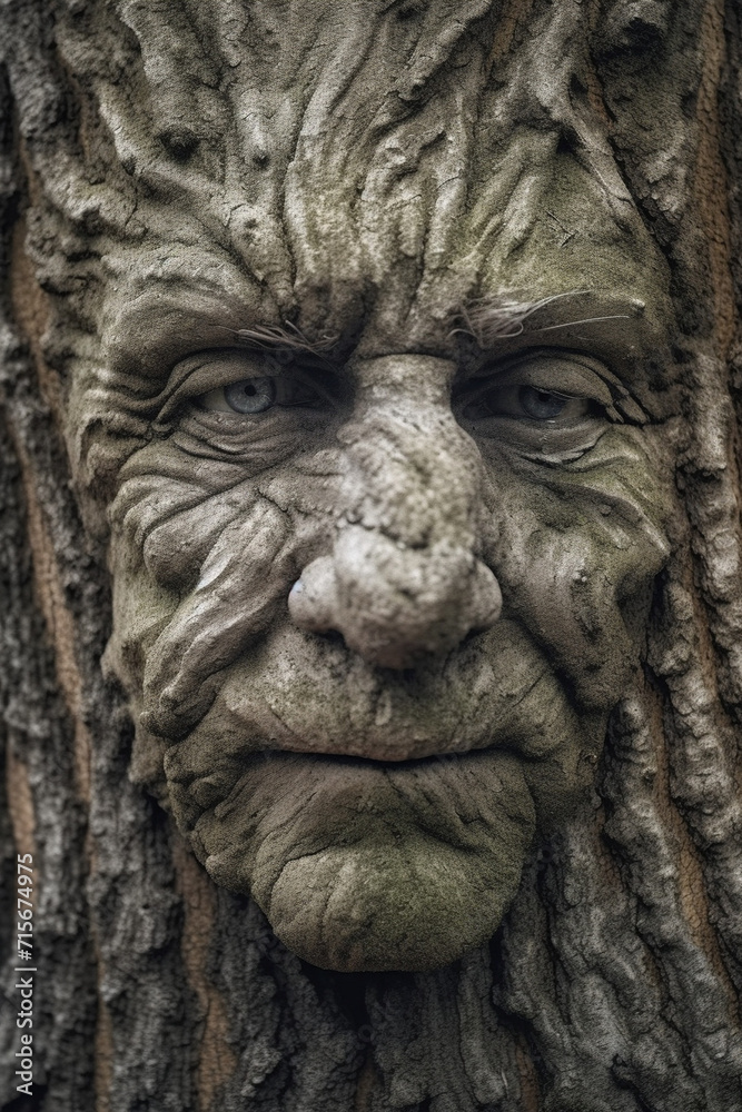 Tree with a Human Face Tree with a Human Face