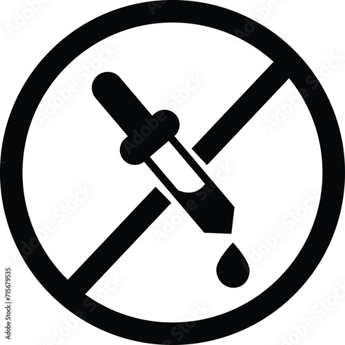 no artificial flavor icon. no artificial flavor product badge sign. natural organic product symbol. flat style.