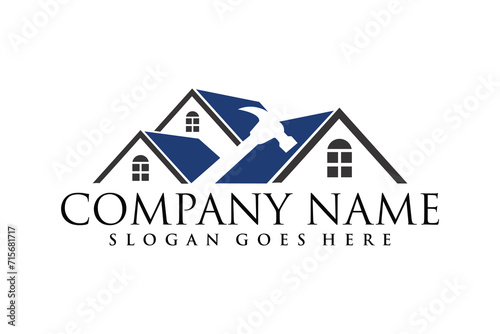 home service vector logo template. this design suitable for home services and repair