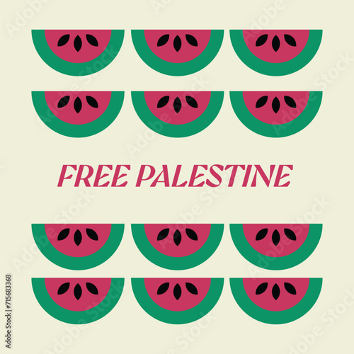 Free Palestine banner graphic poster vector