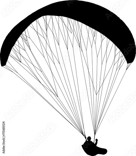 paracaidas, vector, parapente, figuras, entrenamiento, pegatina, salto en paracaidas, paracaidistas