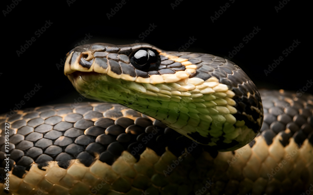 Fototapeta premium the intricate and often misunderstood behaviors of snakes in their natural habitat.