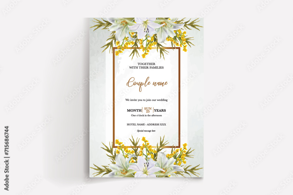wedding card invitation templates set wedding card invitation templates set