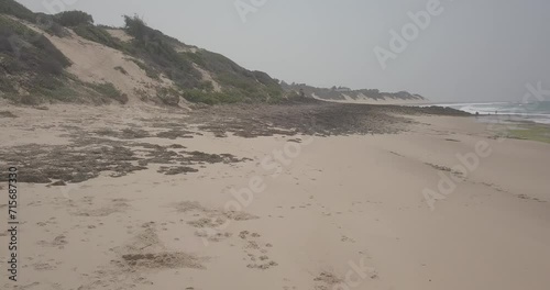 Drone shot on Tofo beach photo