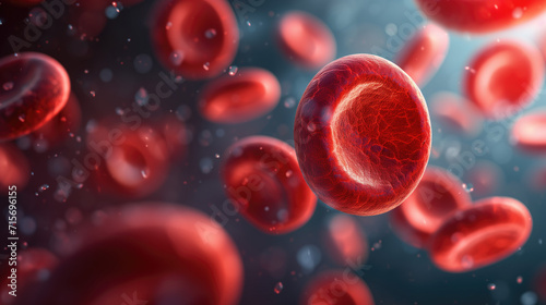 Blood cells are grouped together and protected by a shield. red blood cells in an artery, Blood flow inside body, medical human healthcare	
 photo