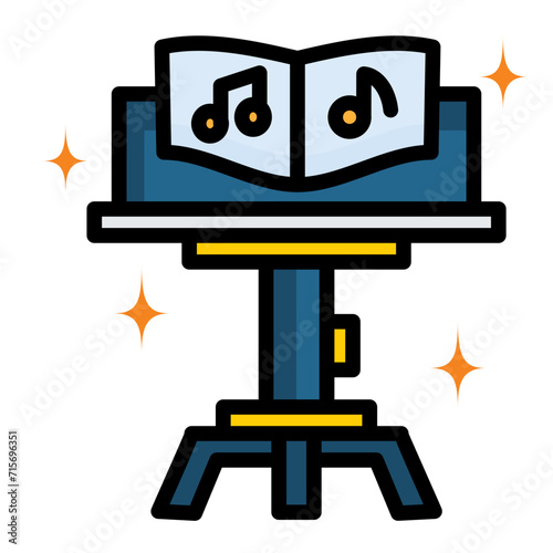 Music Stand Icon