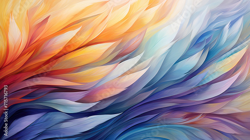 Feathered Fantasy Abstract Texture Background Ai Generative