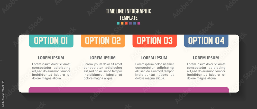 Infographic template for business. 4 steps modern timeline diagram. Infographic template for business. 4 steps modern timeline diagram.