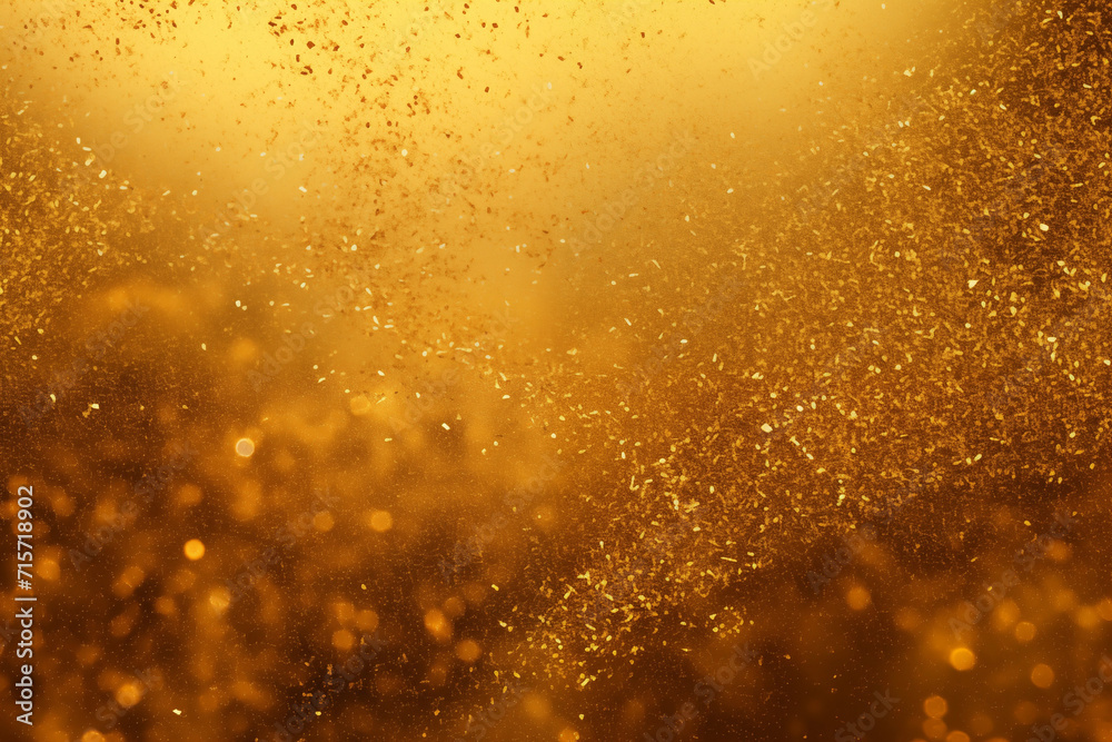 Shiny gold glitter abstract background