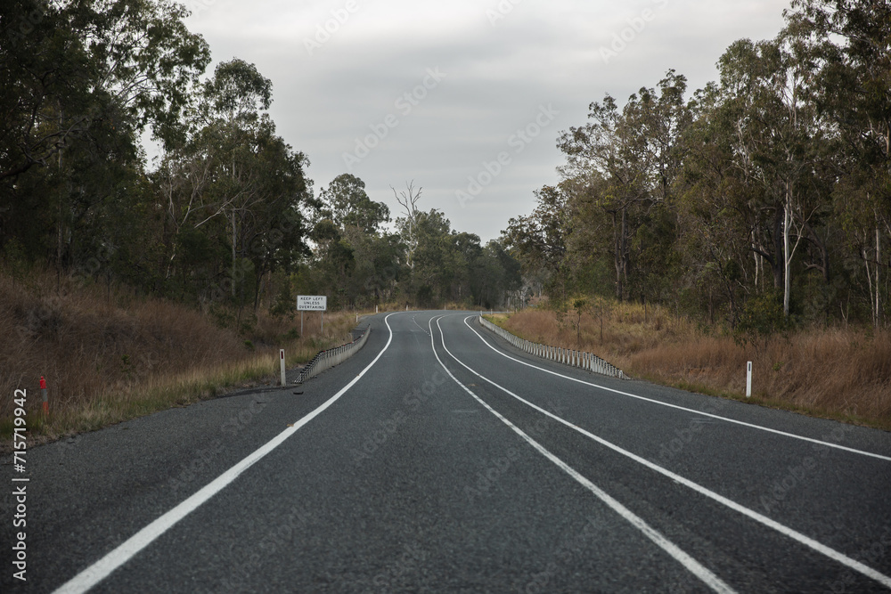 view of the Bruce Highway in Central Queensland view of the Bruce Highway in Central Queensland