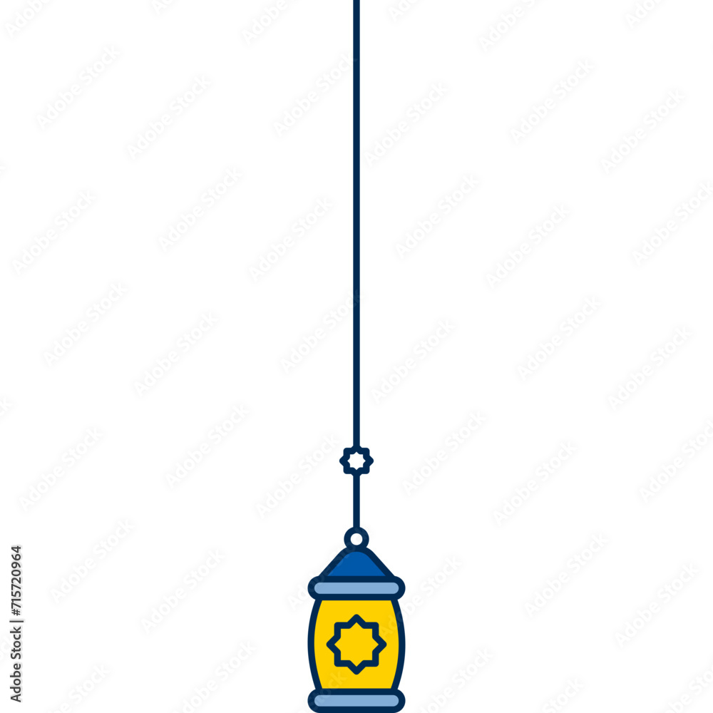 Islamic Lantern Flat Islamic Lantern Flat