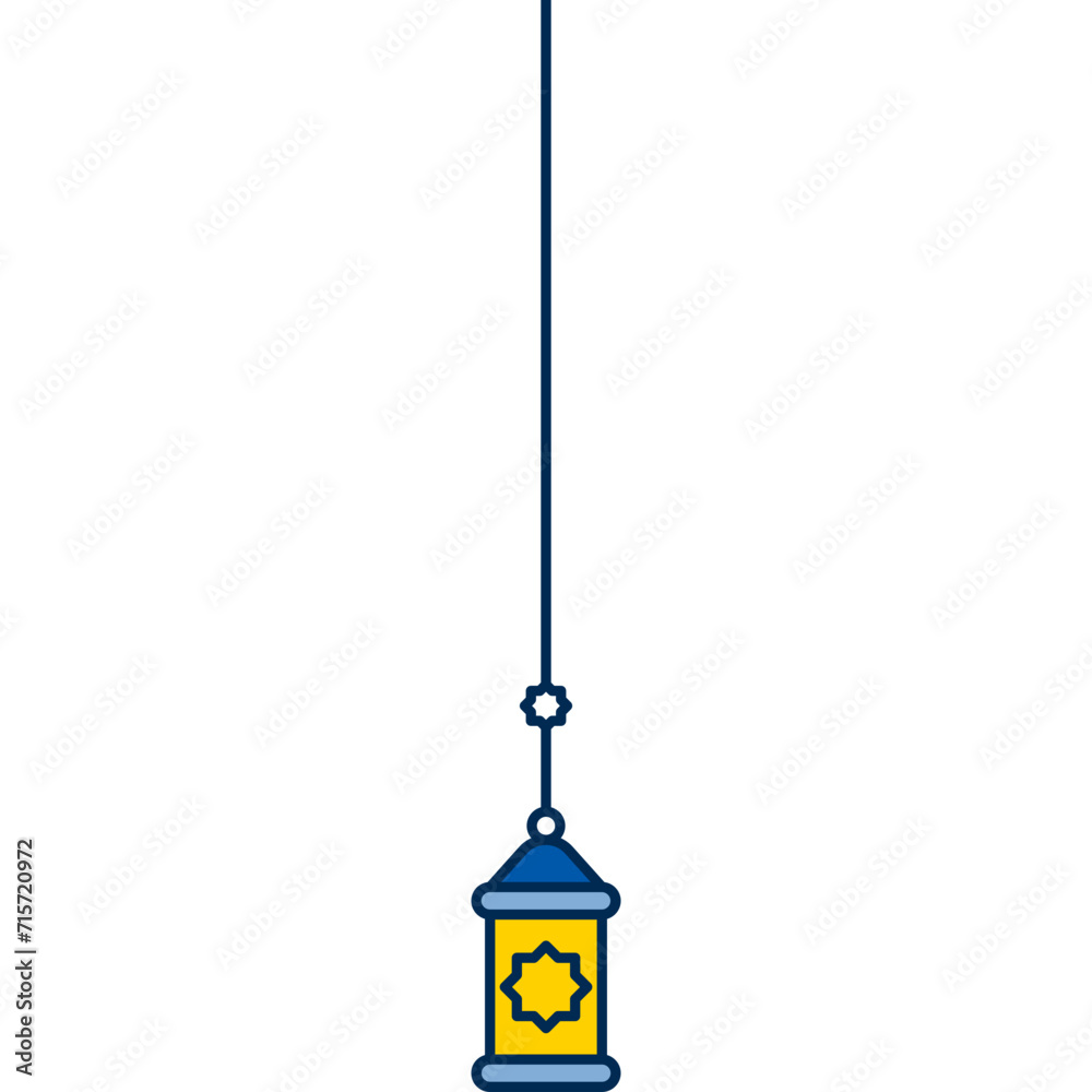Islamic Lantern Flat Islamic Lantern Flat
