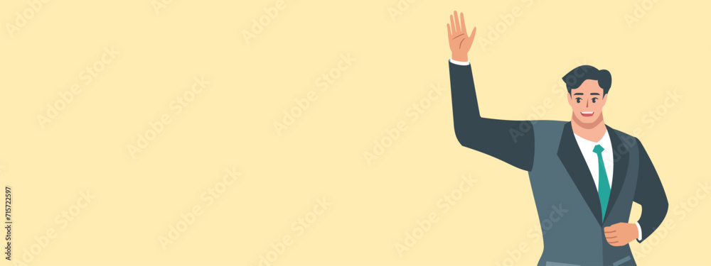 President Candidate Political Campaign for Presidential or General Election with Copy Space President Candidate Political Campaign for Presidential or General Election with Copy Space
