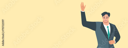 President Candidate Political Campaign for Presidential or General Election with Copy Space