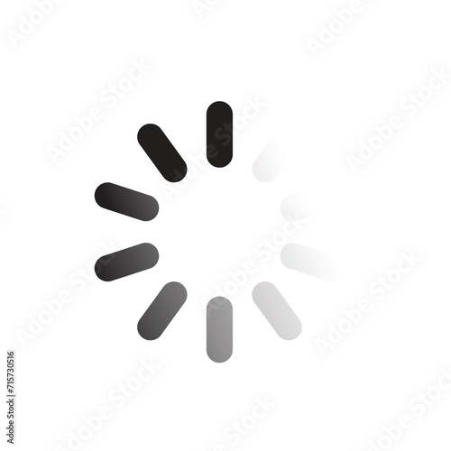 loading icon vector