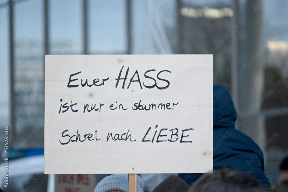 Demokratie verteidigen – Demonstration am 21.1.2024 in Berlin