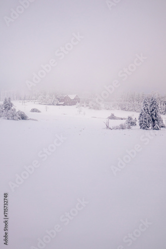 Langlaufrunde bei bestem Kaiserwetter im verschneiten Thüringer Wald bei Floh-Seligenthal - Thüringen - Deutschland