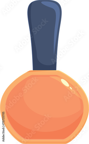 Style lady finger icon cartoon vector. Gel fashion. Hand female handwork