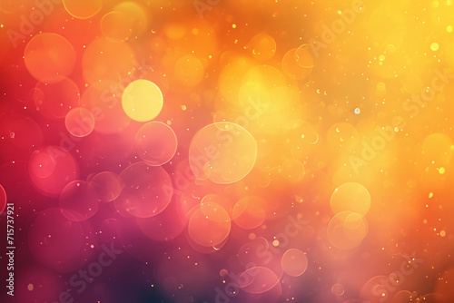 abstract blurry bokeh background with gradient, yellow and orange