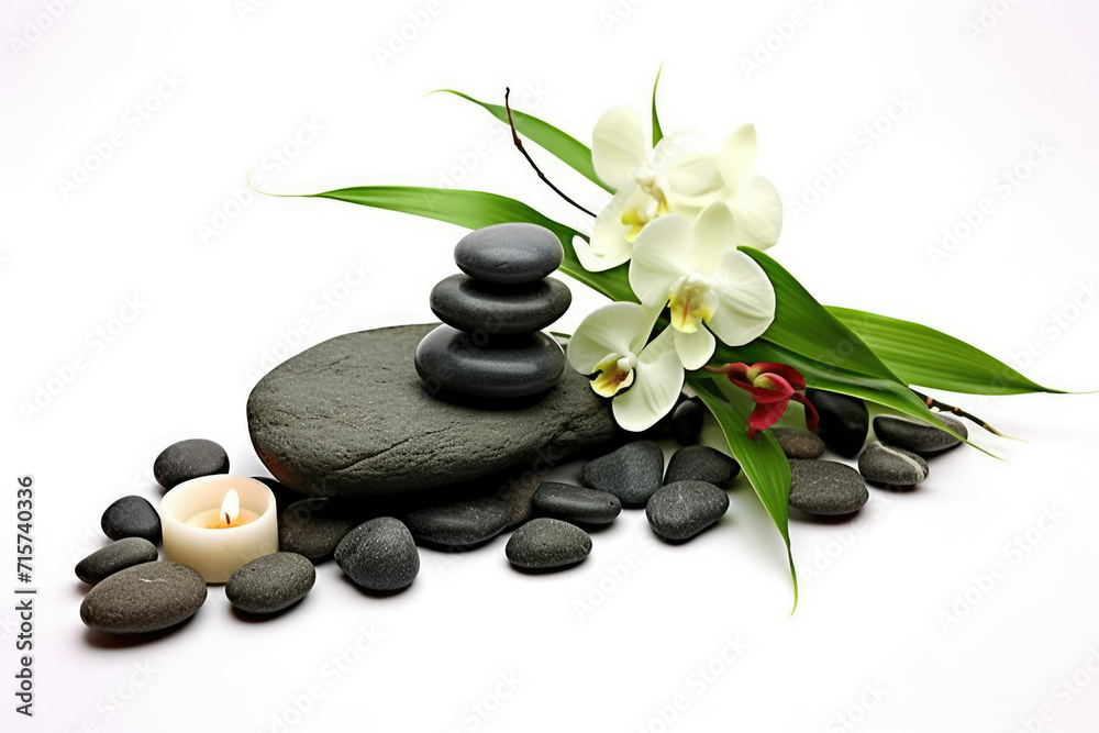Massage spa rock wellness treatment green therapy background concept aroma relax flower zen stones Massage spa rock wellness treatment green therapy background concept aroma relax flower zen stones