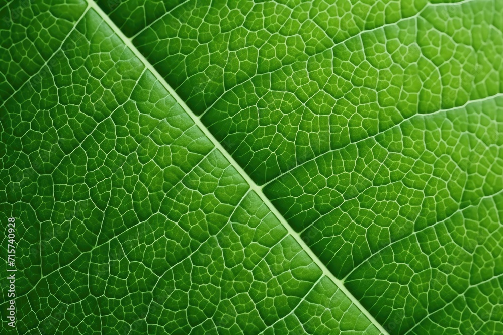 Macro of green leaves Generated by AI Macro of green leaves Generated by AI