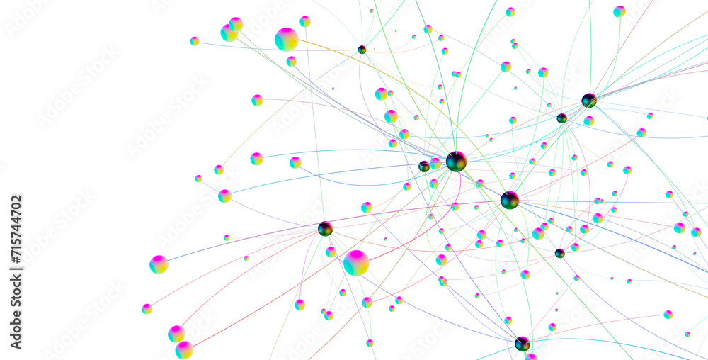 Abstract 3d render, network concept, background Abstract 3d render, network concept, background