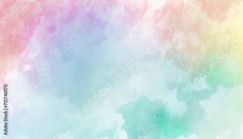 Gentle blend of soft pastel hues in gradient watercolor texture background