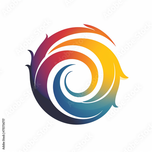 A spiral design symbolizing growth or change Logo