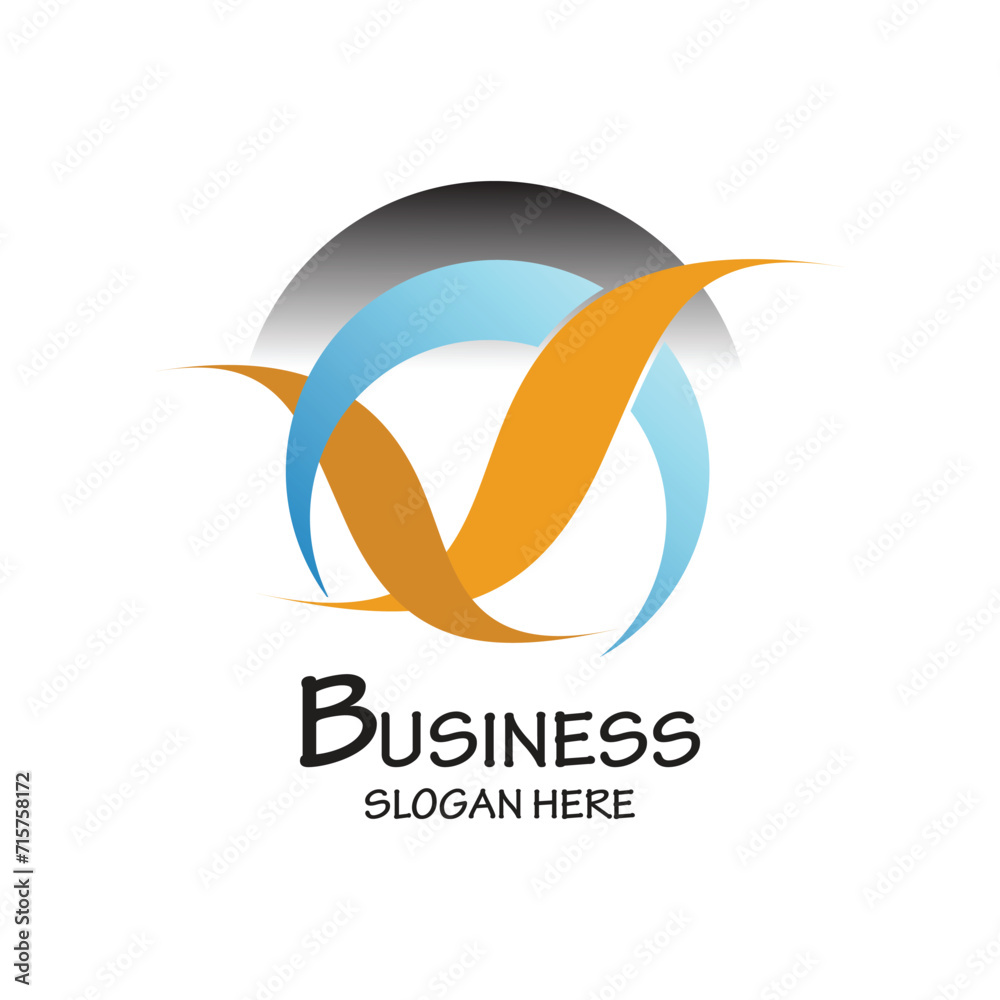 Business logo design simple concept Premium Vector Business logo design simple concept Premium Vector