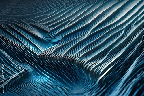 Liquid crystalline waves revealing hidden dimensions