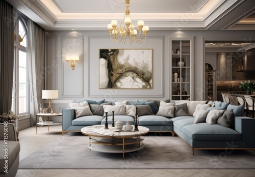 A quiet luxury living room is glam  shiny mirrored or glitzy Rather  quiet luxury style living rooms are filled with warmth collected accents plush seating soft rugs layered lighting home interior
