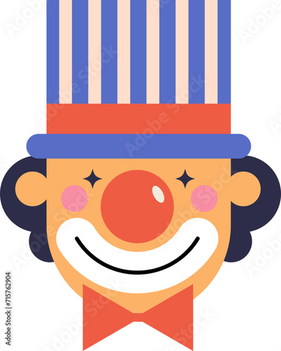 Funny Clown in a Hat