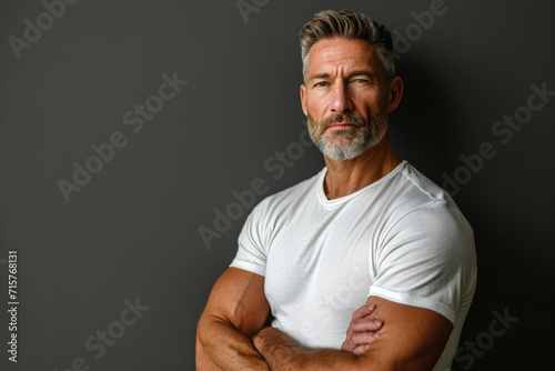 Muscular man with short stu...