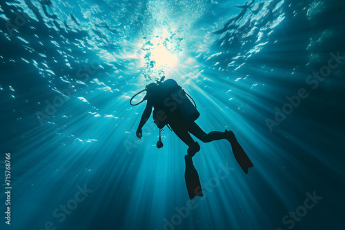 Tiefe Entdeckungen: Faszinierende Szenen von Tauchern unter Wasser, eingefangen in aufregenden Momenten der Unterwasserforschung und Abenteuerlust