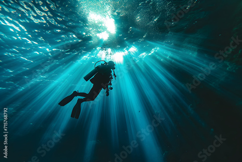 Tiefe Entdeckungen: Faszinierende Szenen von Tauchern unter Wasser, eingefangen in aufregenden Momenten der Unterwasserforschung und Abenteuerlust © Seegraphie