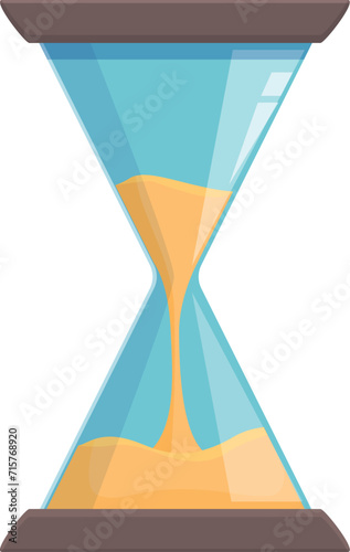 Dial image hourglass icon cartoon vector. Waiting loading. Game start