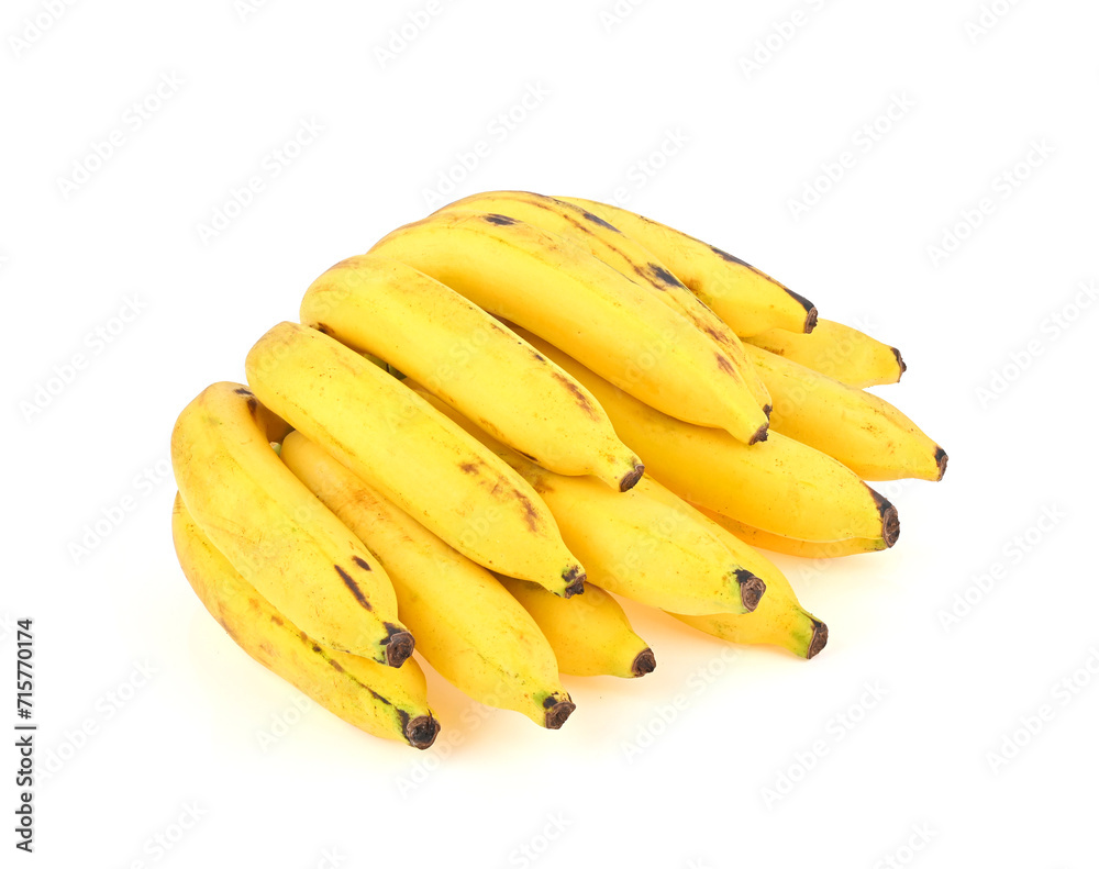 ripe cavendish banana isolated on white ripe cavendish banana isolated on white