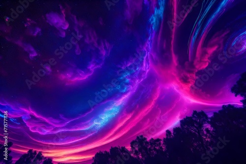 Cosmic swirls in an alien sky