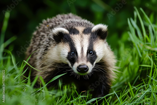 Badger - Worldwide - A group of small carnivorous mammal species known for their burrowing behavior and distinct markings © Russell